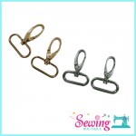 RING - EGG SHAPE-METAL-3CM(SILVER/BLACK/BRONZE) (2PC/PK)